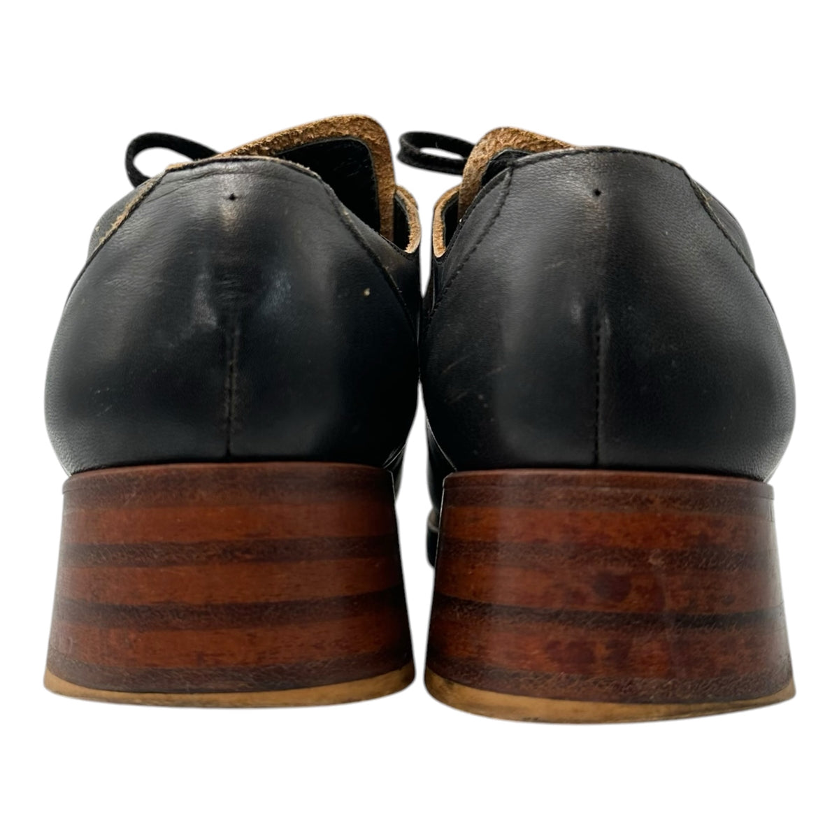 tricot COMME des GARCONS(トリココムデギャルソン) Plain-Toe Leather Shoes プレーントゥ レザー シューズ 23.5cm ブラック