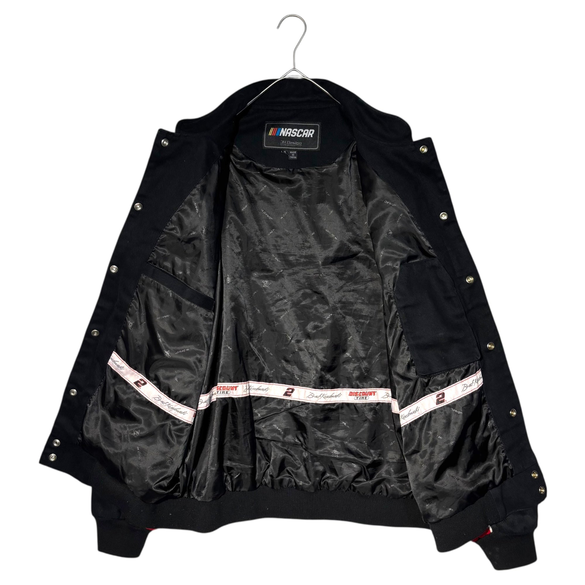 NASCAR(ナスカー) 2021 JH Design DISCOUNT TIRE RACING JACKET レーシング ジャケット XL ブラック
