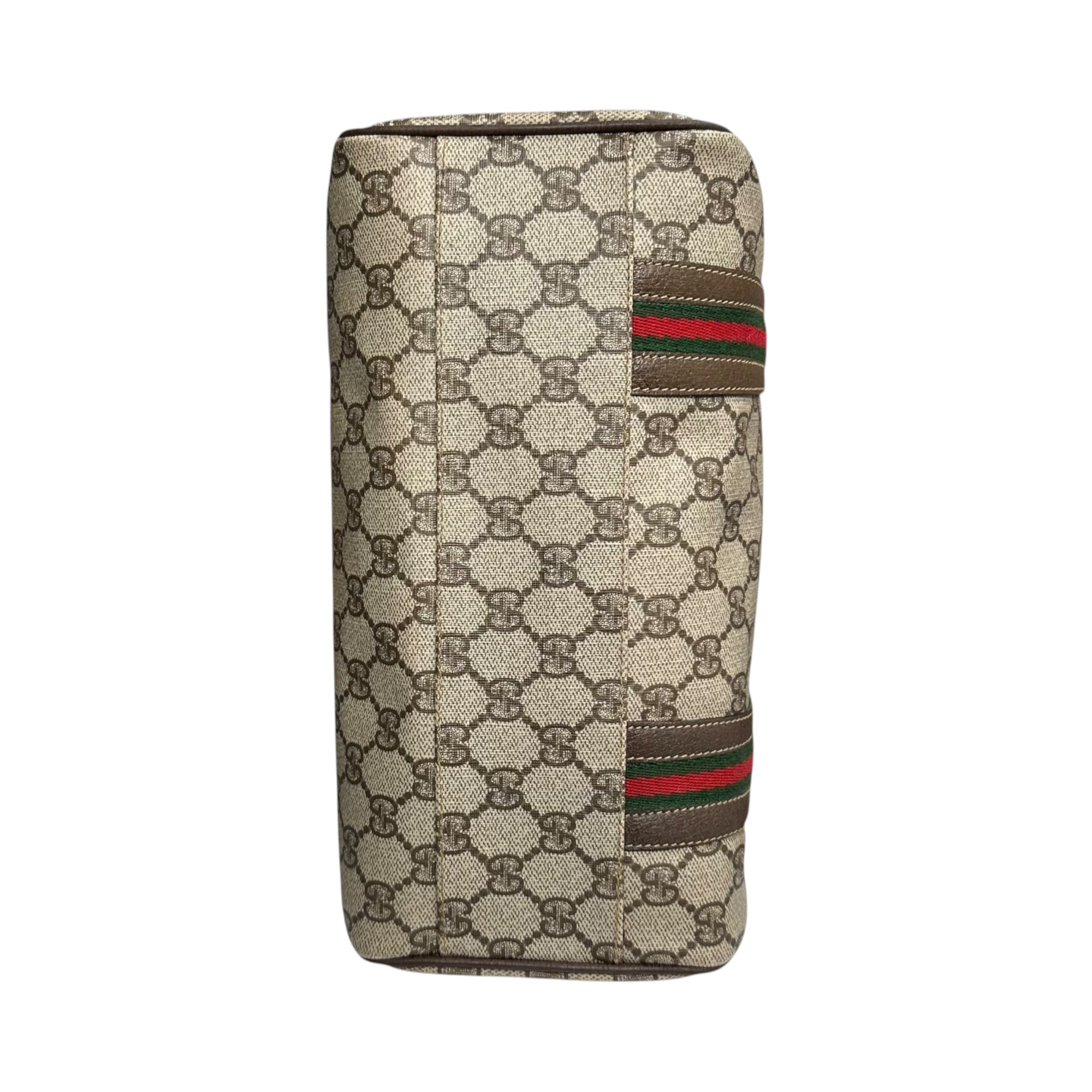 GUCCI(グッチ) GG Supreme Sherry Line Mini Boston Bag GGスプリーム シェリーライン ミニボストン バッグ 002-115-6697 4023 ベージュ ハンド