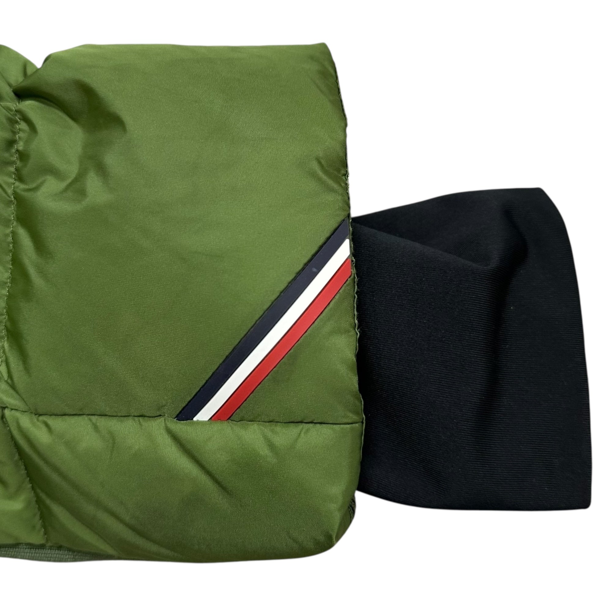 MONCLER GRENOBLE(モンクレール グルノーブル) RIND Old Hooded Down Jacket オールド フーデッド ダウン ジャケット XXL グリーン×ブラック