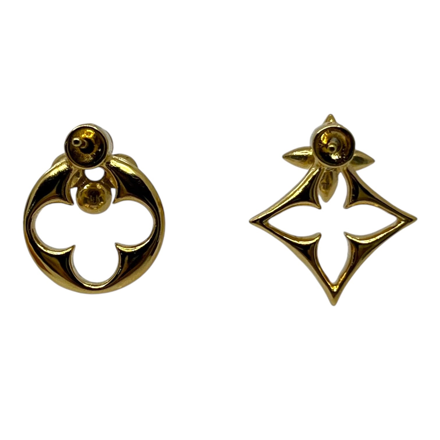 LOUIS VUITTON(ルイヴィトン) Earrings LV Flower Gram ピアス LV フラワーグラム M00770 ゴールド  LE1212 ロゴ アクセサリー