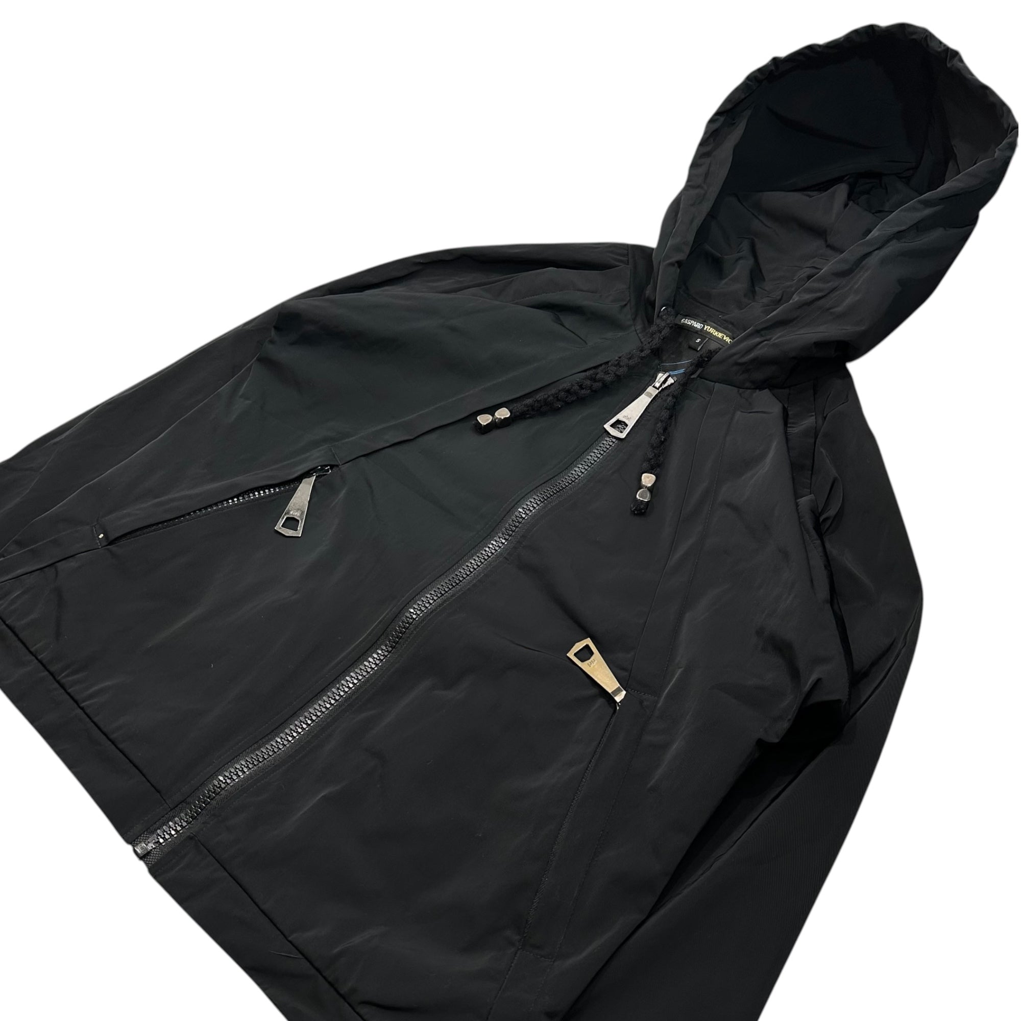 GASPARD YURKIEVICH(ガスパールユルケヴィッチ) 08AW Big Zip Mountain Parka ビッグ ジップ マウンテンパーカー S ブラック