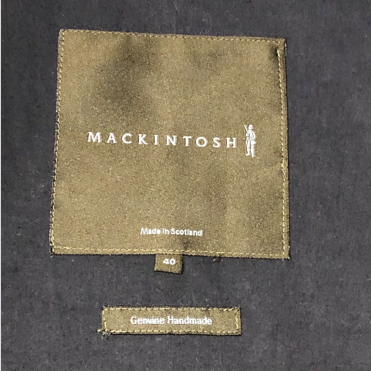 MACKINTOSH(マッキントッシュ) rubberized coat ゴム引き ステンカラー コート  40(L程度) グレー