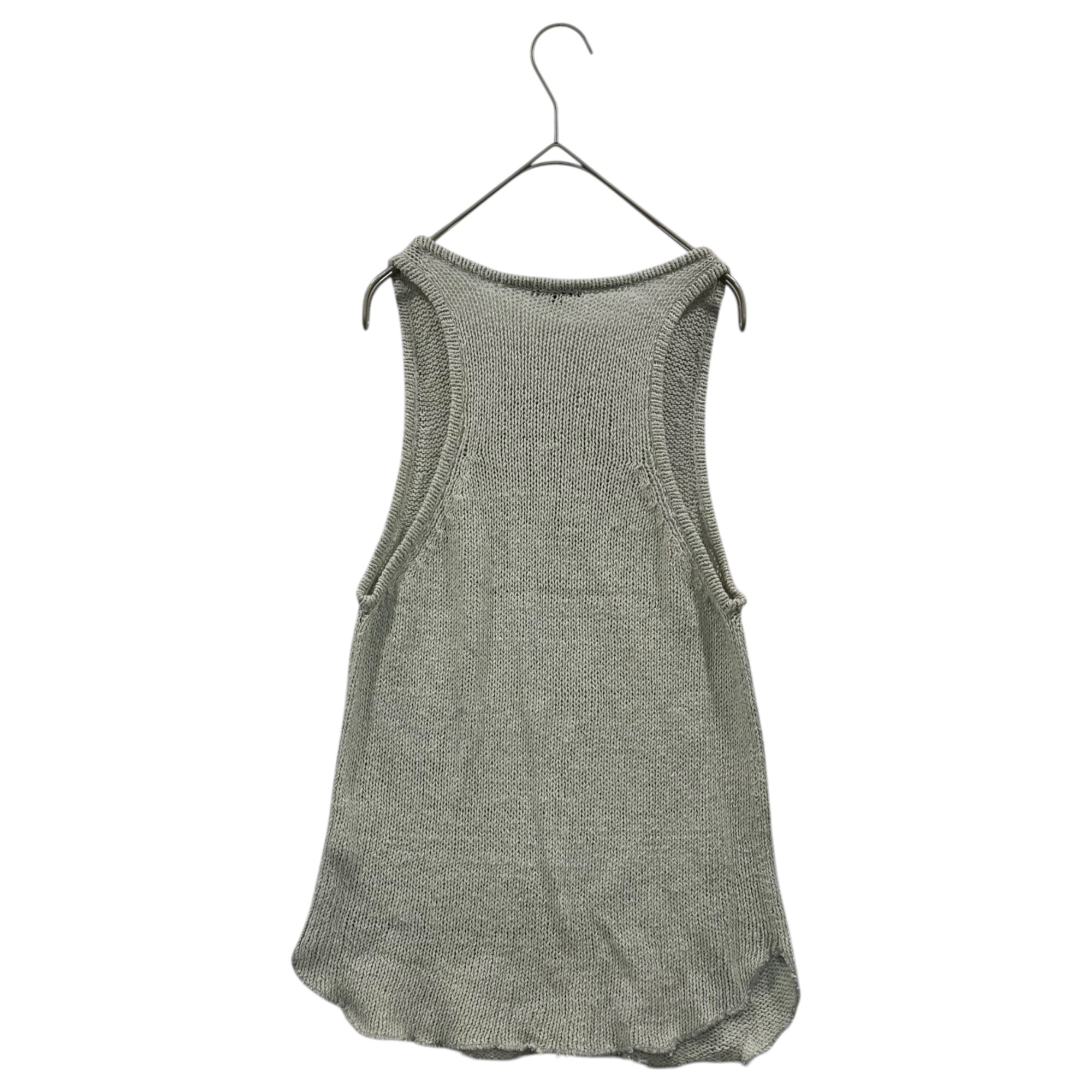 LAD MUSICIAN(ラッドミュージシャン) 00's Archive Cotton Sleeveless Knit アーカイブ コットン ノースリーブ ニット 4104-007 40 ミントグリーン