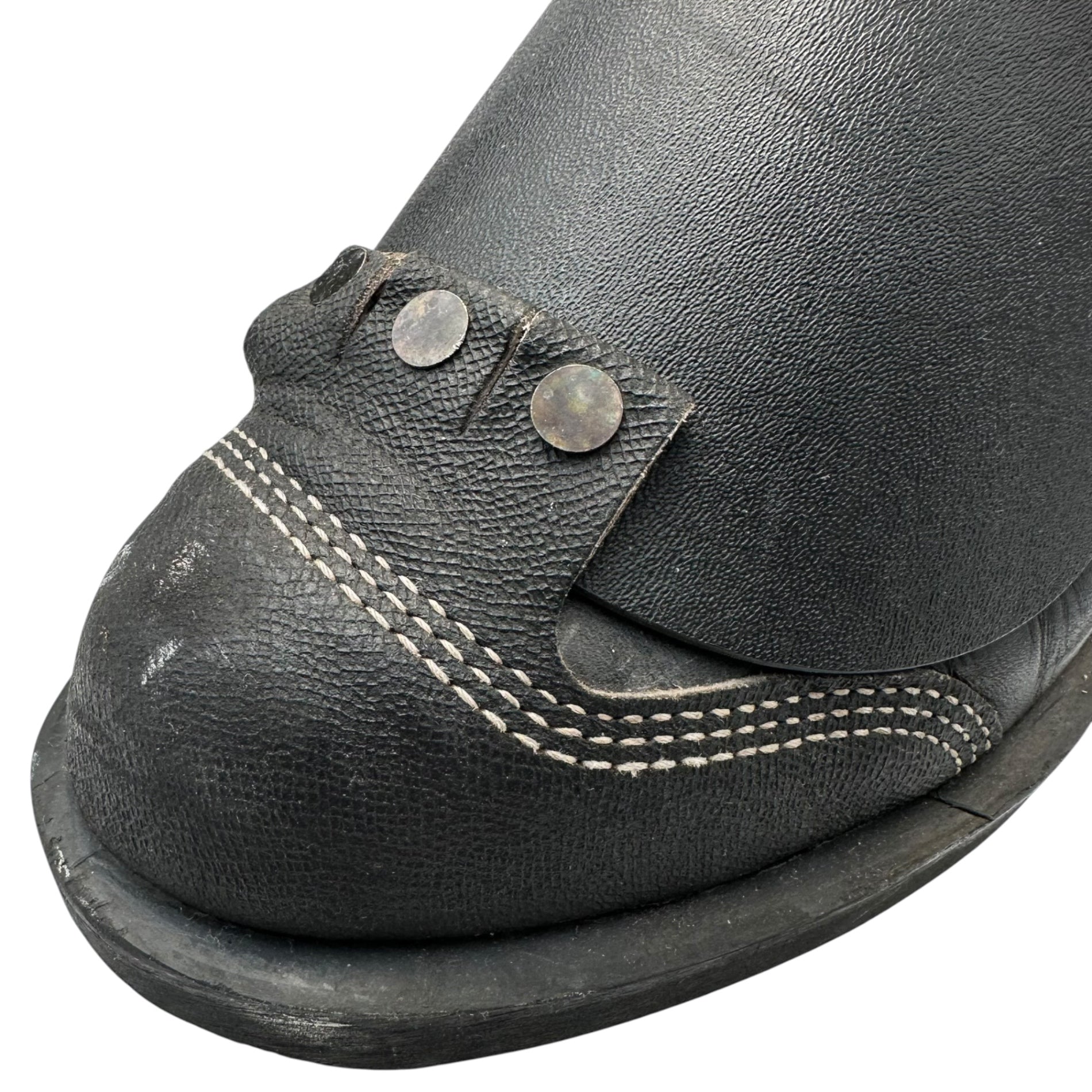 USED(ユーズド) Cover Hard-Toe Mid-Calf Work Boots カバー ハードトゥ セミロング ワークブーツ 8 1/2 ブラック Iron Age