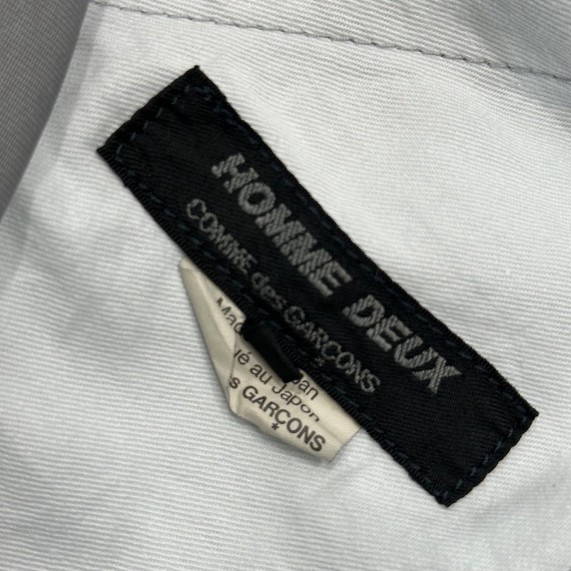 COMME des GARCONS HOMME DEUX(コムデギャルソンオムドゥ) 25SS Esther Gabardine Product Processing Shorts エステルギャバジン 製品加工 ハーフパンツ DO-P045 M グレー AD2024