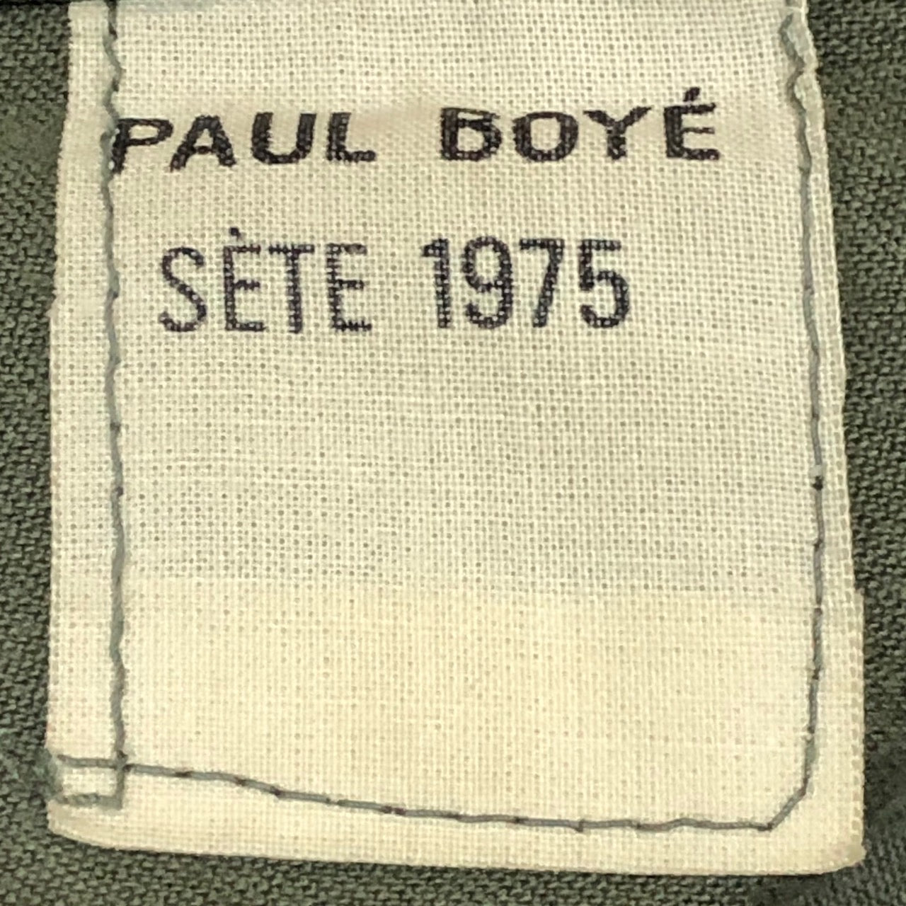 FRENCH MILITARY(フランス軍) 70's  "PAUL BOYE"M-64 カーゴパンツ/テーパード 76(Mサイズ程度) カーキ/オリーブ SETE 1975 1975年　70年代　70s
