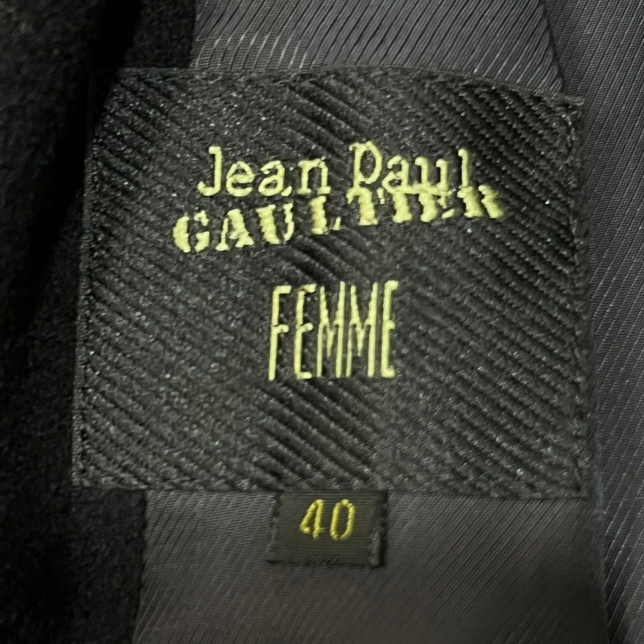 Jean Paul GAULTIER FEMME(ジャンポールゴルチエファム) 90’s ~ 00's double-breasted cloak wool long coat ダブル チェスター マント ウール スーパー ロング コート 570-5.CO.YG.SA.1424 40(L程度) ブラック archive アーカイブ
