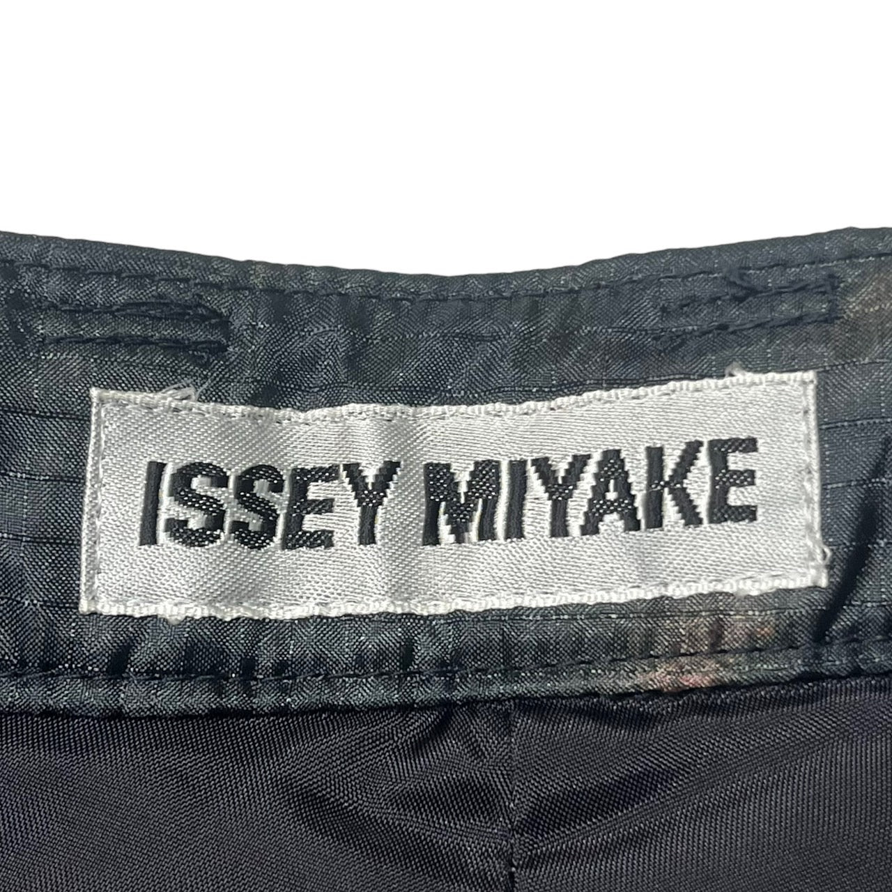 ISSEY MIYAKE(イッセイミヤケ) 98AW vintage bleached parachute pants/ヴィンテージ脱色加工パラシュートパンツ/90年代/アーカイブ/ジップ IM84-FF927 SIZE S ブラック×パープル