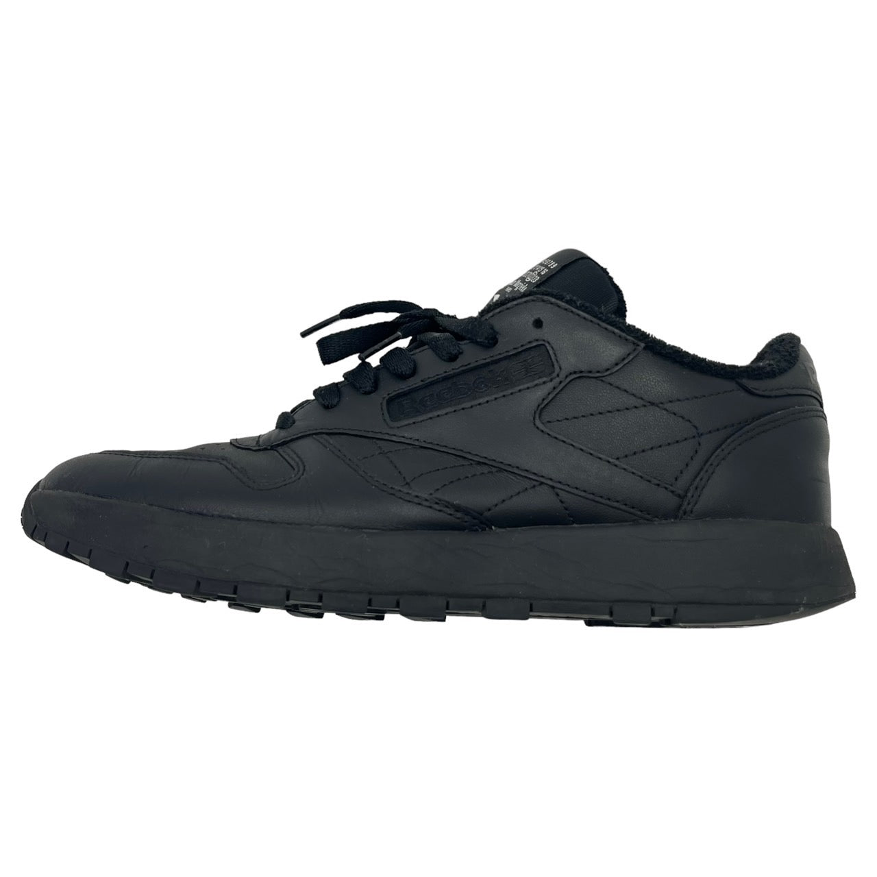 MAISON MARGIELA×Reebok (メゾンマルジェラ×リーボック) TABI SHOES SNEAKER BLACK CLASSIC  LEATHER PROJECT 0 CL/足袋/タビシューズ/クラシックレザー H04864 SIZE 27.0cm ブラック 箱付/ソックス・袋無し