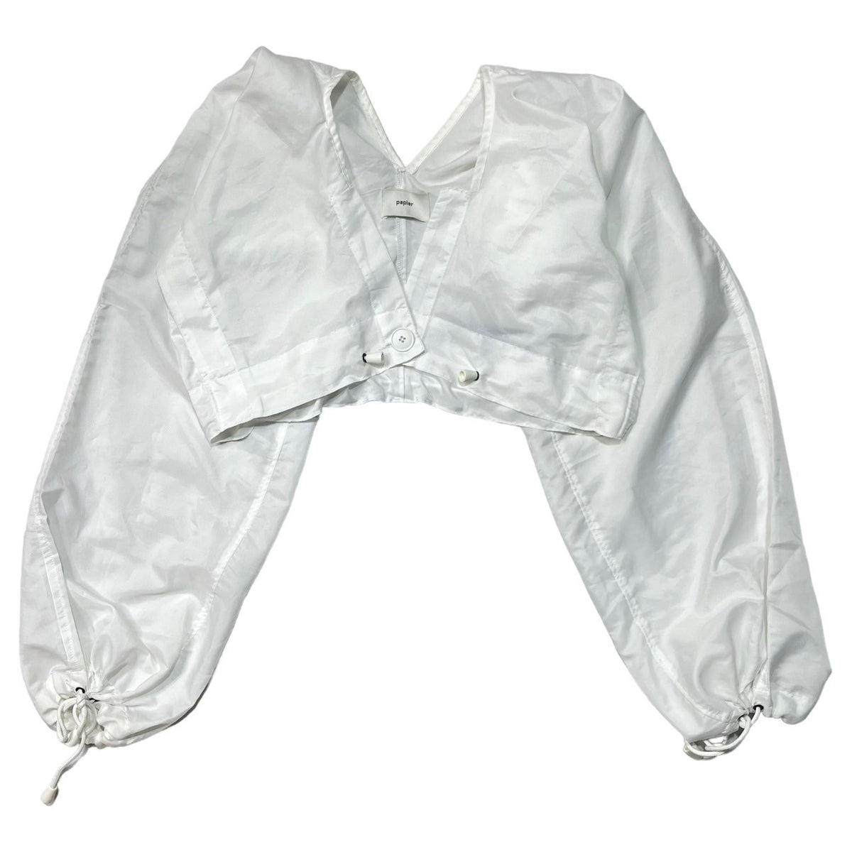 papier(パピエ) reconstructed volume blouse 再構築 ボリューム 