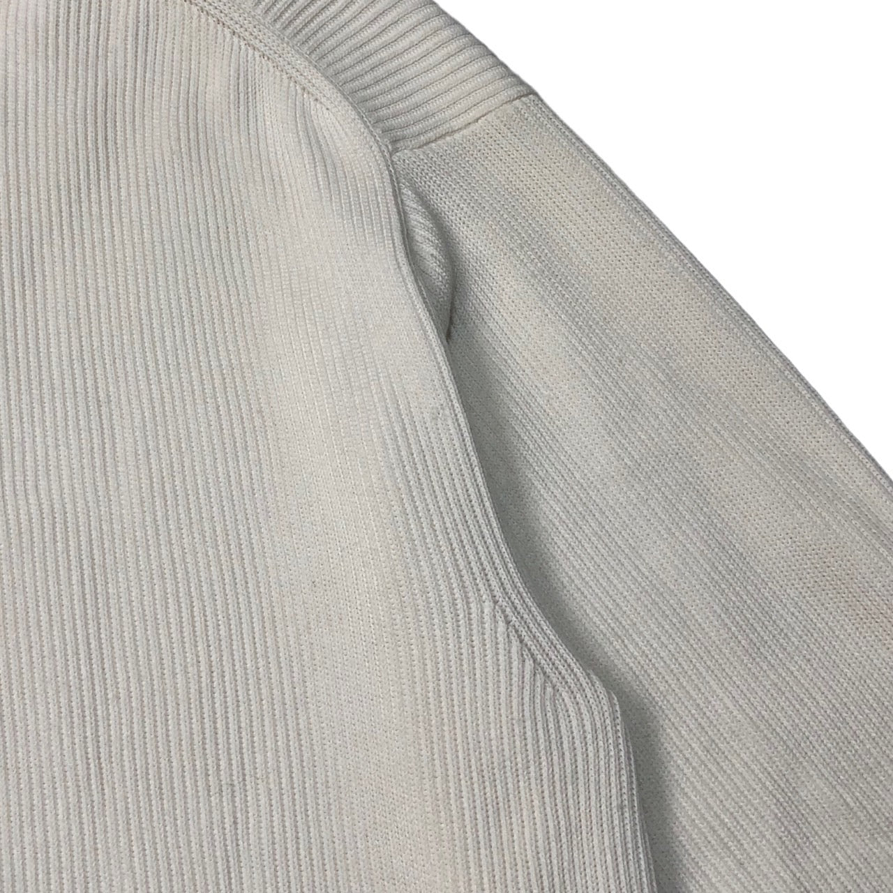 Graphpaper(グラフペーパー) High Density Cotton Knit Cardigan/高密度コットンニットカーディガン GM201-80075 SIZE 2(M) ホワイト 完売品