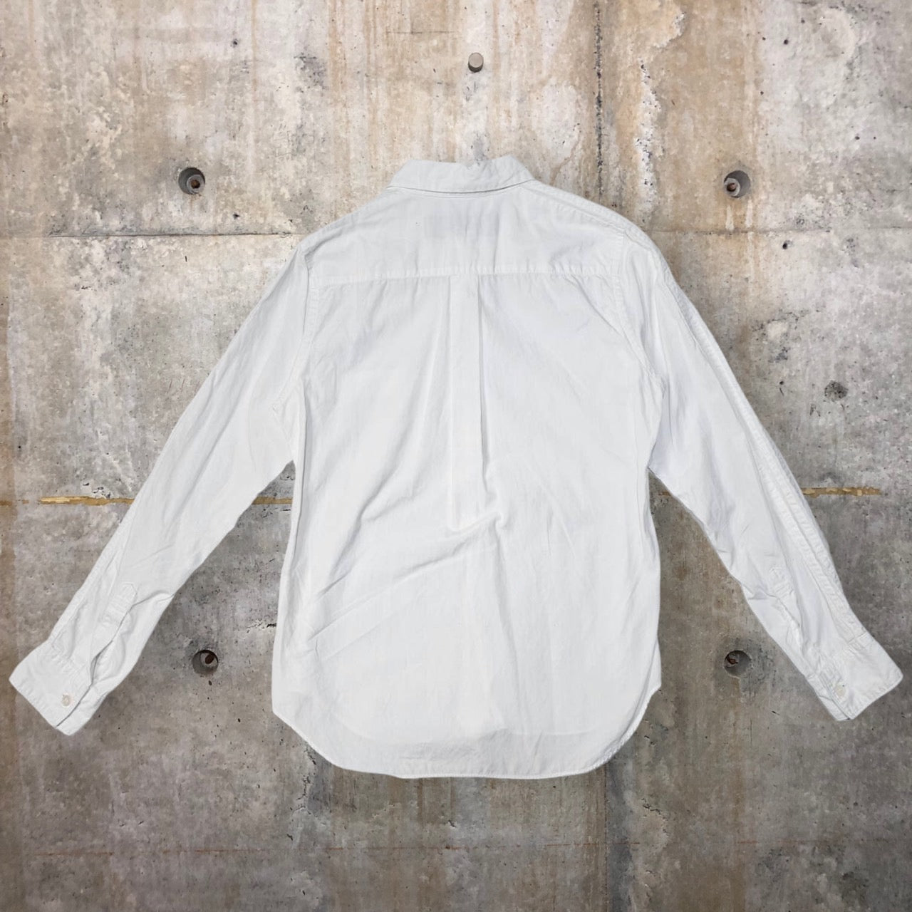 COMME des GARCONS(コムデギャルソン) 02's aoyama limited edition cotton long sleeve shirt/青山限定コットン長袖シャツ/00s KZ-B001 SIZE XS~S程度 ホワイト AD2002(品質表示タグ印字消え)