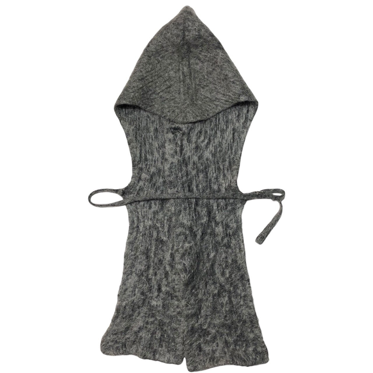 LIMI feu(リミフゥ) knit hooded vest ニット フーデッド ベスト SIZE FREE グレー LQ-K71-164