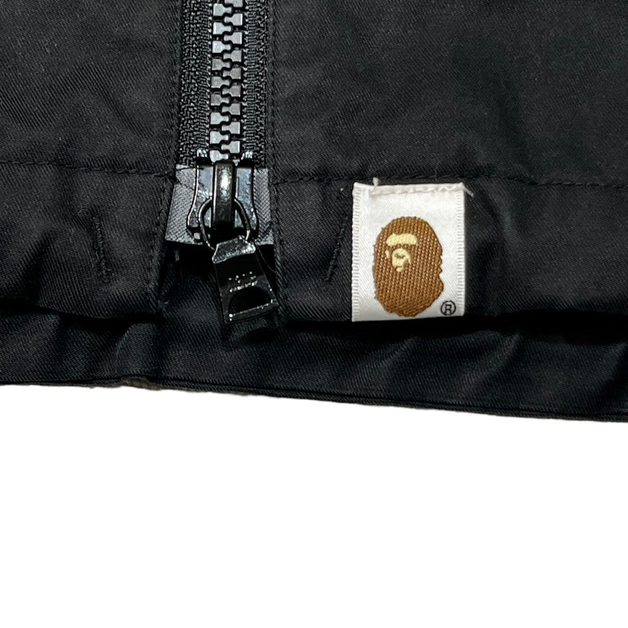 A BATHING APE(アベイシングエイプ) 00's monkey patch mountain hoodie コットンマウンテンパーカー ジャケット 001LJ0301009X SIZE S ブラック Y2K