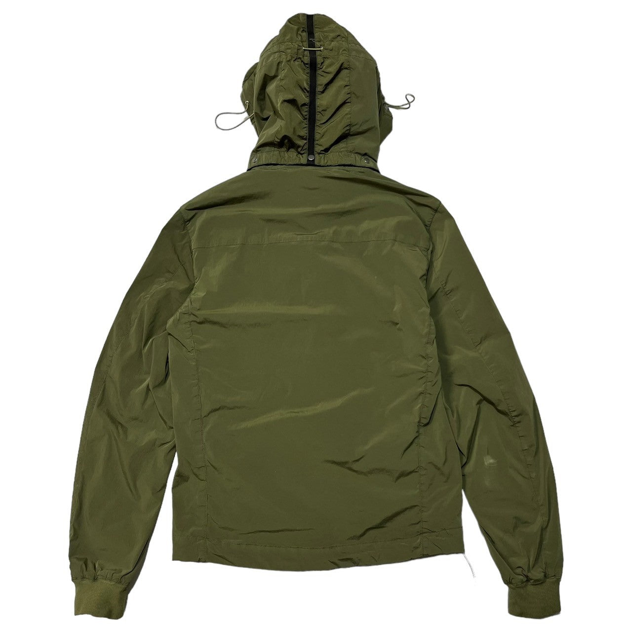 C.P.COMPANY(シーピーカンパニー) 00's goggle nylon jacket ゴーグル ナイロン ジャケット ミリタリー  マウンテンパーカー ワッペン CPU0563 44(S程度) カーキ Y2K