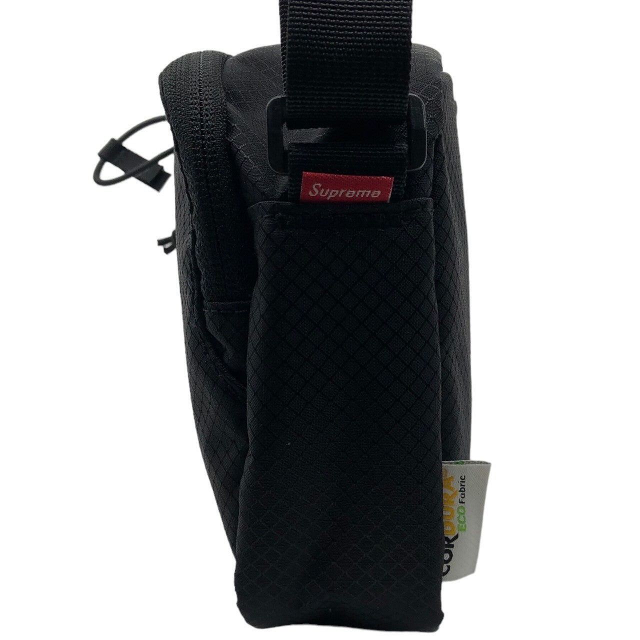 SUPREME(シュプリーム) 22SS Side Bag CORDURA ナイロン サイドバッグ ショルダーバッグ ドリンクホルダー ブラック