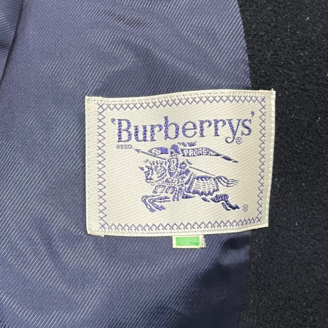 Burberrys(バーバリーズ) 90's ダブルウールセットアップスカート FJA25-800 9 ネイビー 90年代/ヴィンテージ/白タグ