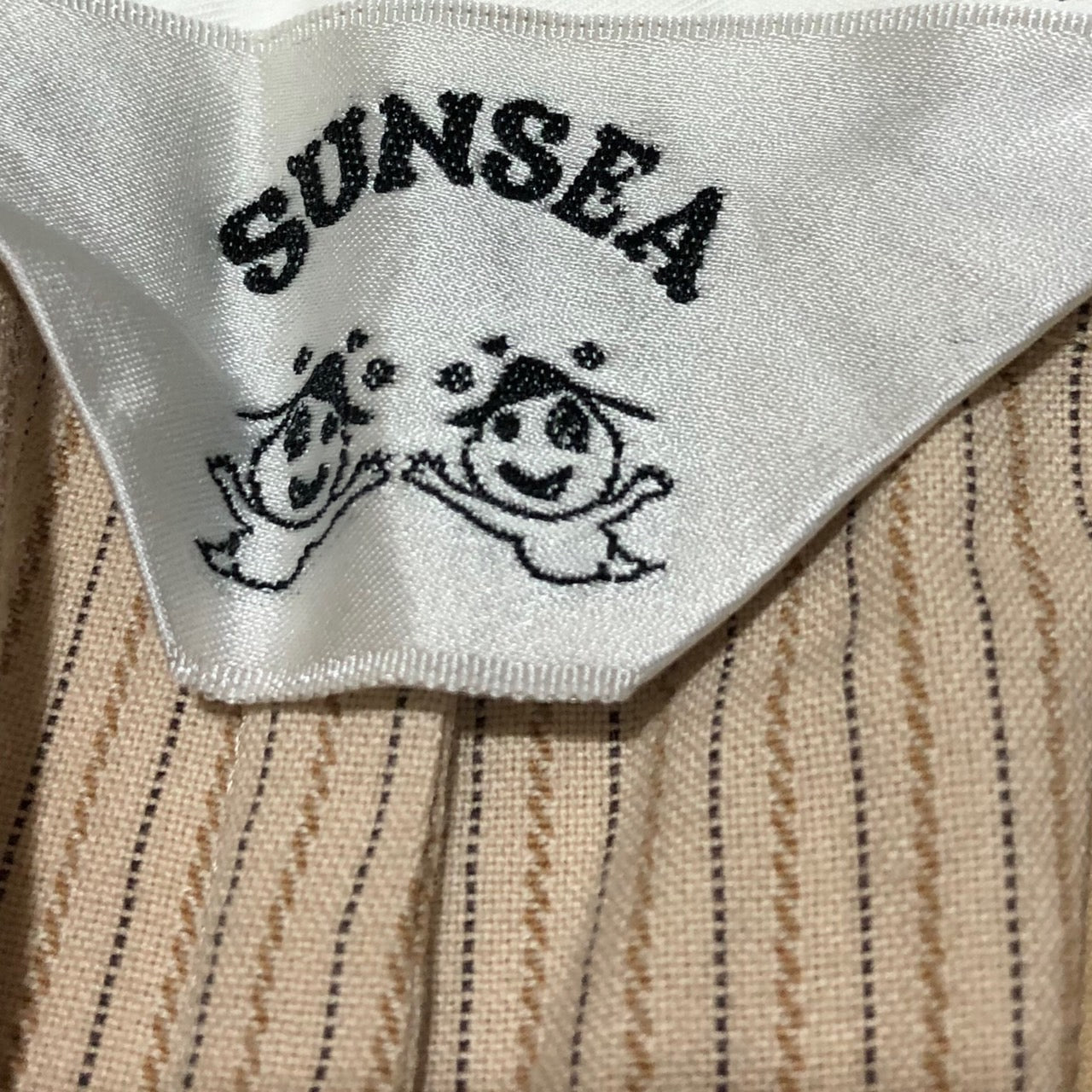 SUNSEA(サンシー) 18AW FLANNEL CHECK PANTS/フランネル チェック パンツ/スラックス 18A50 SIZE 2(M)  ベージュ