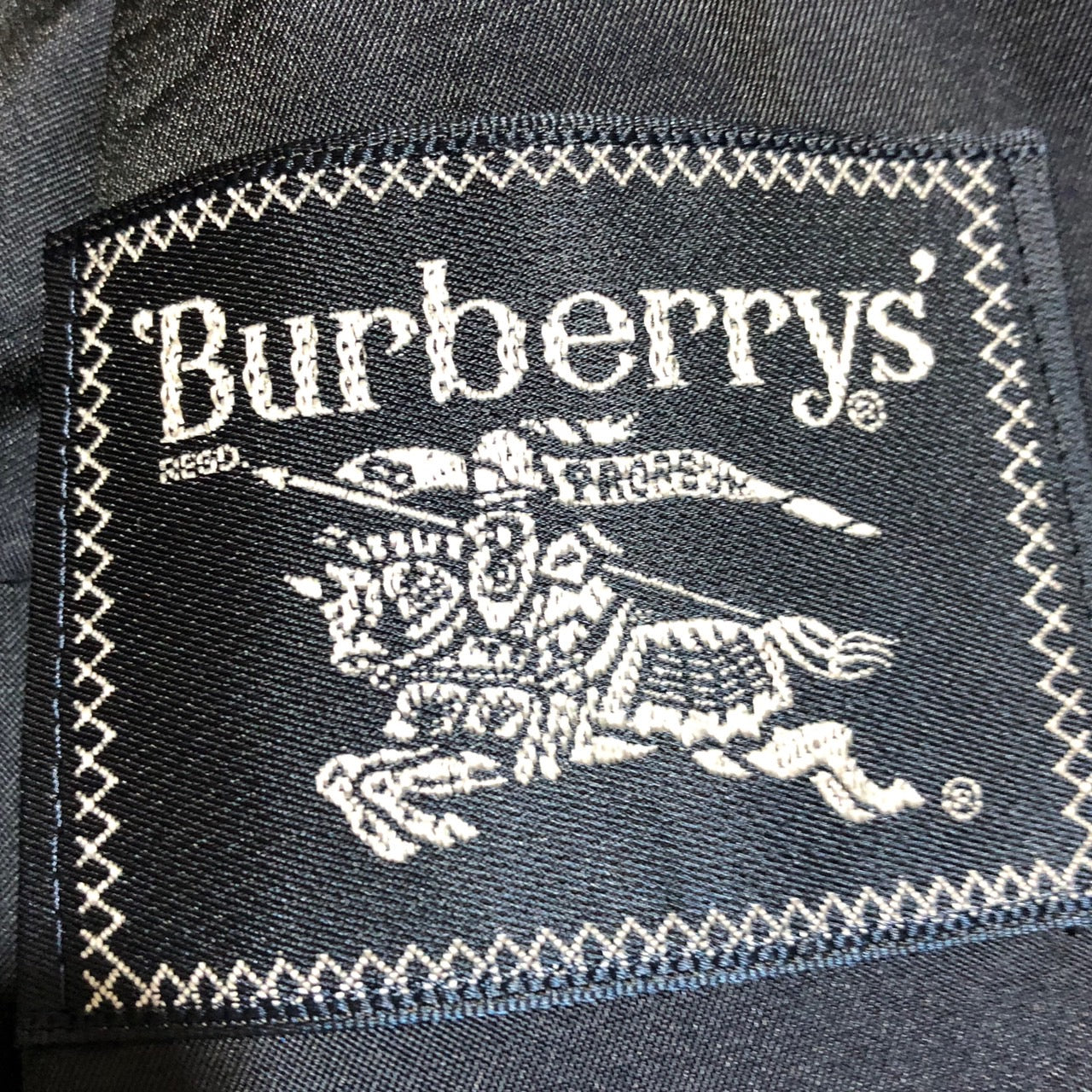 Burberrys(バーバリーズ) 90's金ボタン紺ブレザー/紺ブレ/ダブルテーラードジャケット BBG41-100-29 165 A4(Mサイズ程度) ネイビー ネーム刺繍有