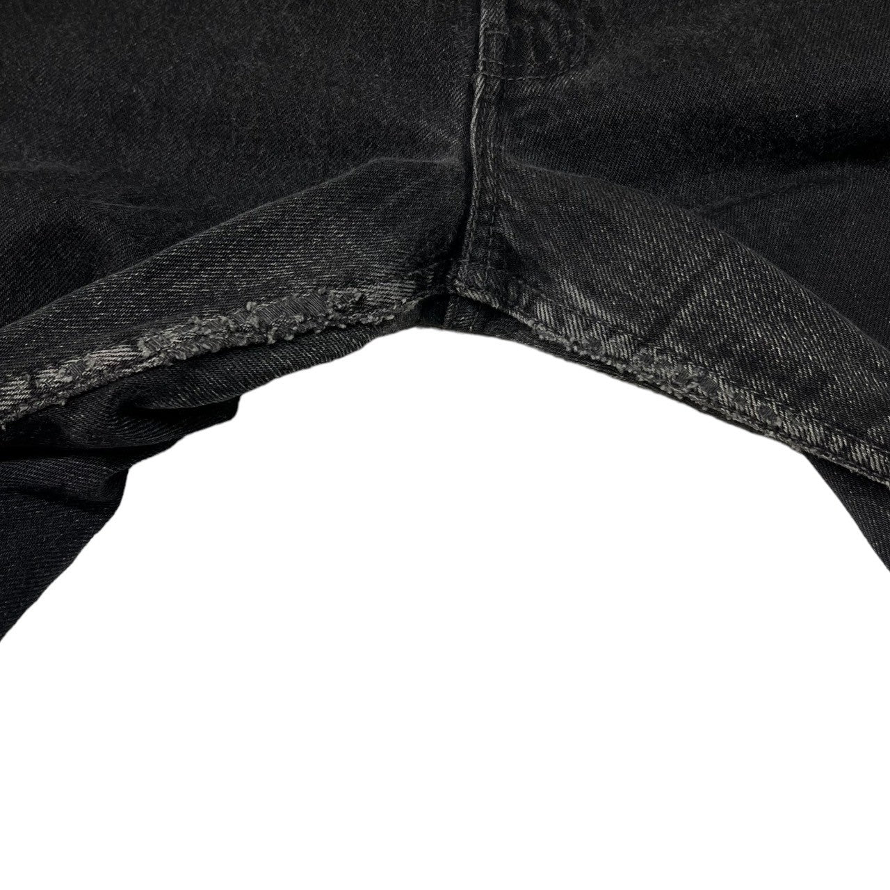 Levi's(リーバイス) 90's 501 black denim pants ブラック デニム パンツ ジーンズ 501-0185 W33 ブラック 裏ボタン273 ポーランド製 Euro Levi's ヨーロッパ