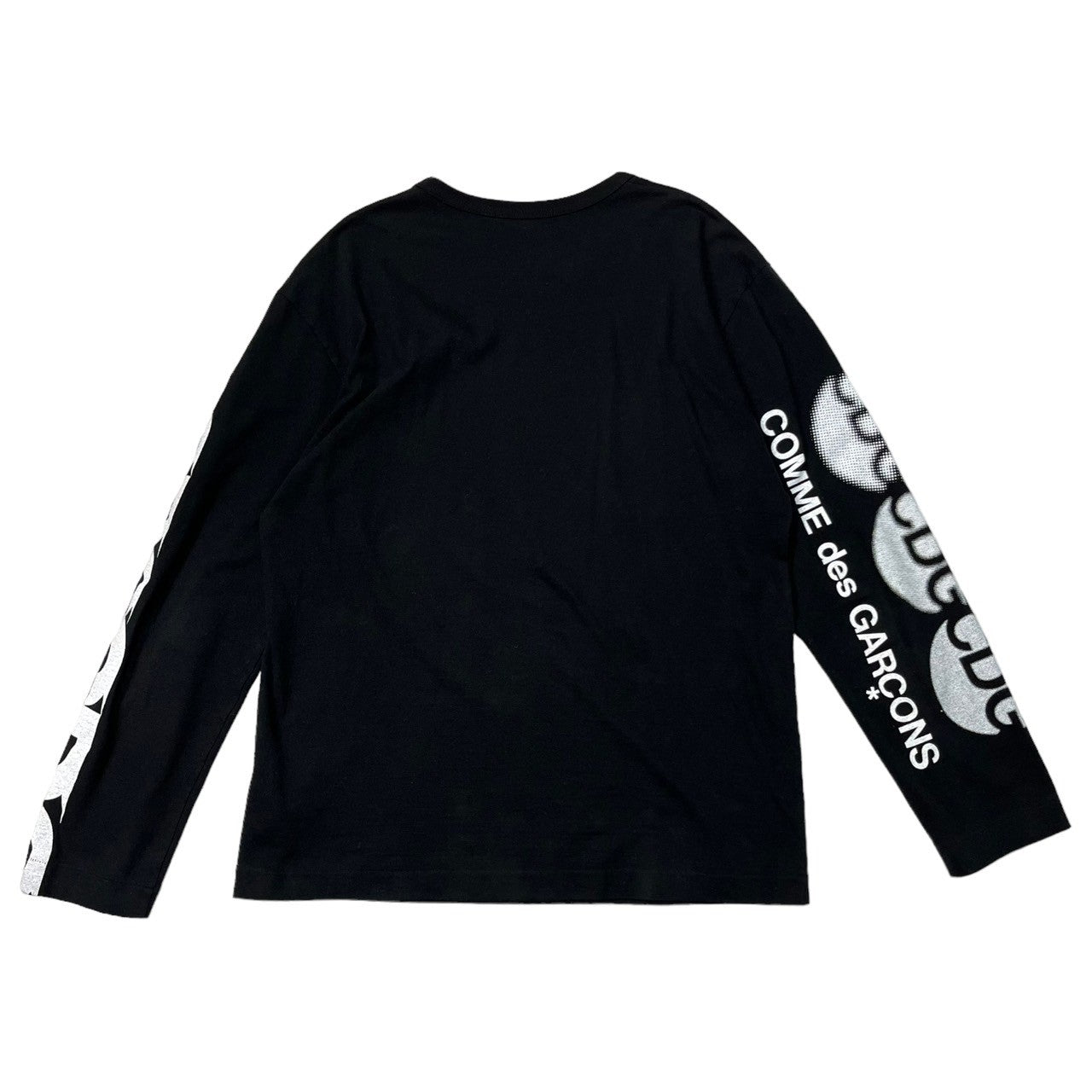 CDG(シーディージー) arm logo long sleeve T-shirt アームロゴ ロングスリーブ Tシャツ ロンT SZ-T008  SIZE L ブラック×ホワイト AD2019