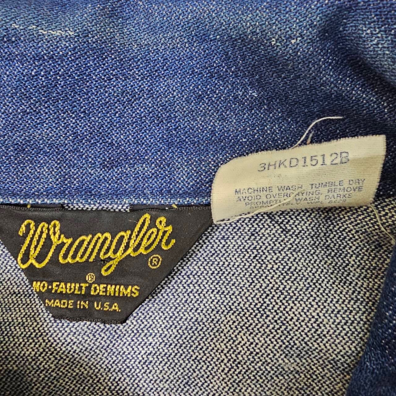WRANGLER(ラングラー) 70~80's vintage 4pocket denim jacket/ヴィンテージ4ポケットデニムジャケット/70年代/80年代 74126PW SIZE 40 インディゴ