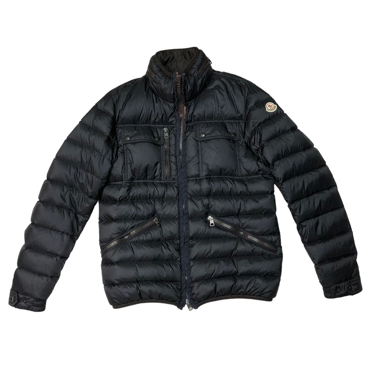 MONCLER(モンクレール) NORBERT GIUBBOTTO/ダウンジャケット 420914131305 3(L程度) ネイビー 国内代理店タグ有