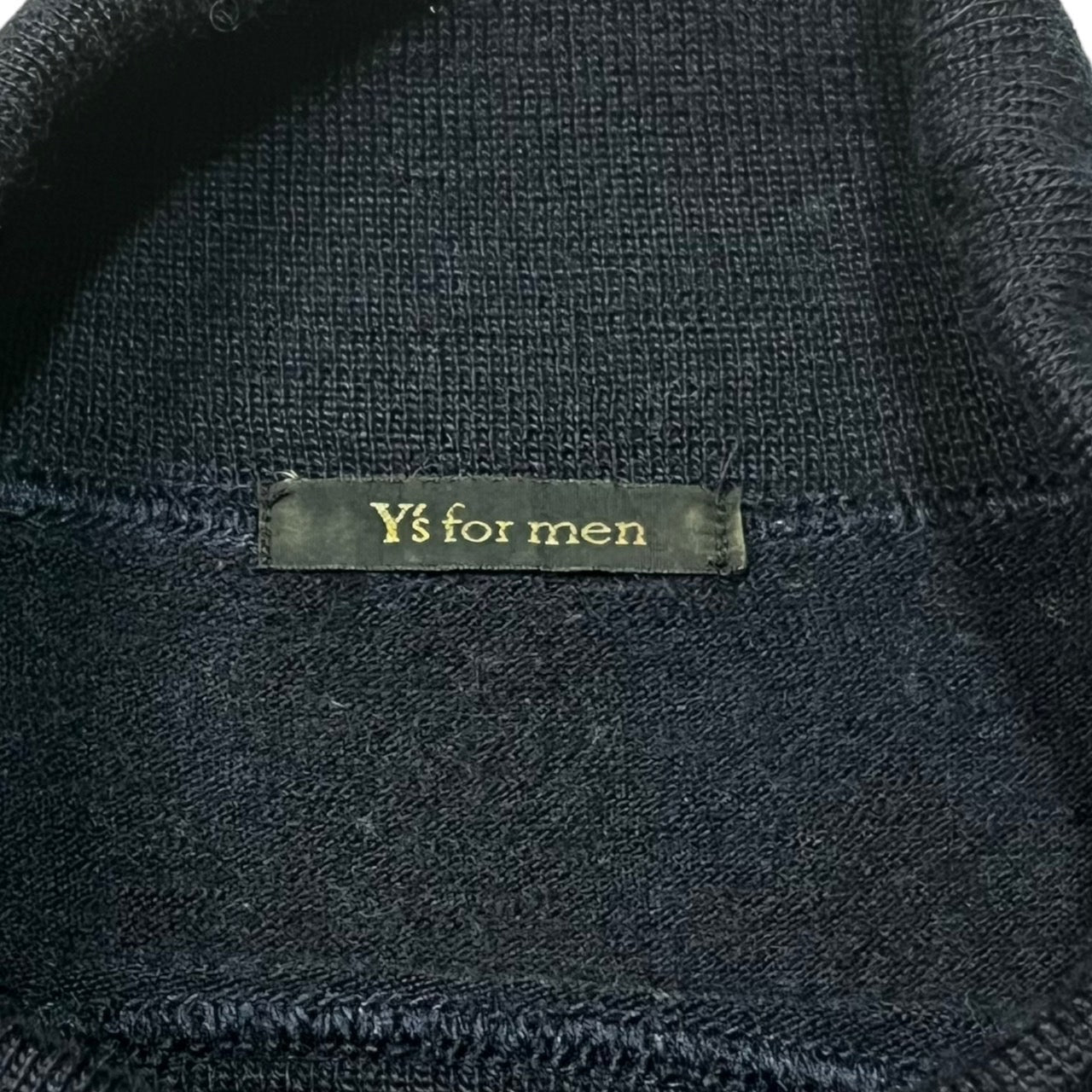 Y's for men(ワイズフォーメン) 90's wool full cloth turtleneck pullover/ウール縮絨タートルネックプルオーバー/90年代/ヴィンテージ MF-T35-109 SIZE FREE ネイビー