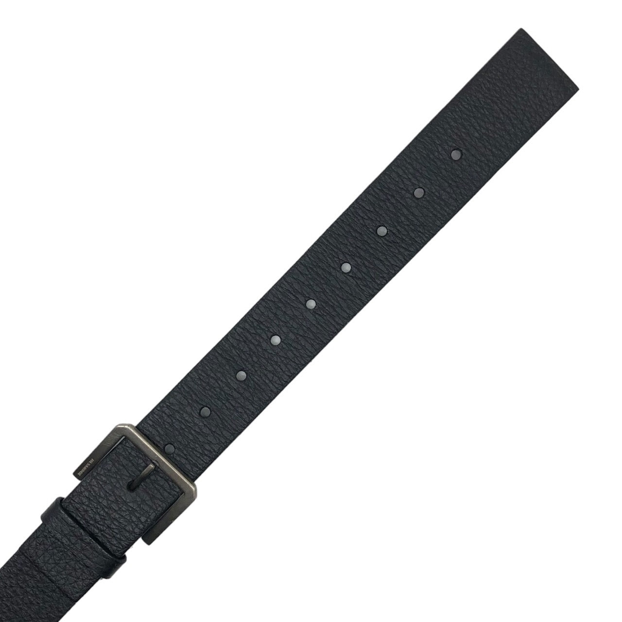 JIL SANDER(ジルサンダー) double buckle leather belt ダブル バックル レザー ベルト 36/90 ブラック