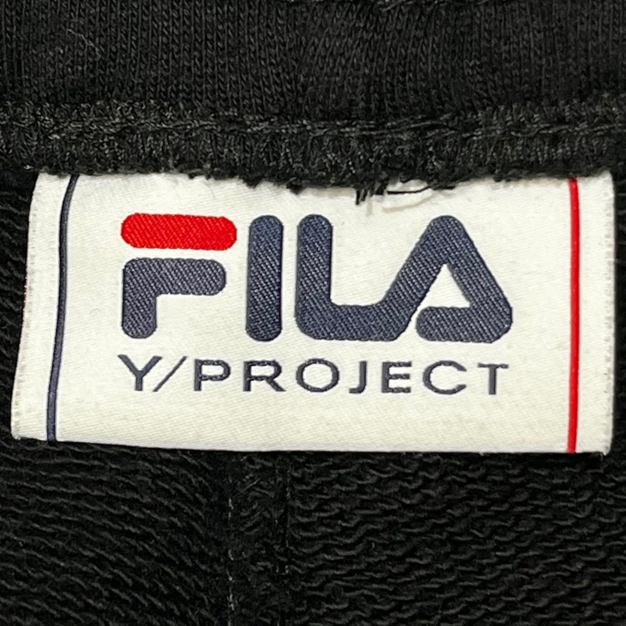 Y/Project×FILA(ワイプロジェクト × フィラ) TRACK PANTS ロゴ プリント パネル スウェットパンツ L YPFIPANT2-S22