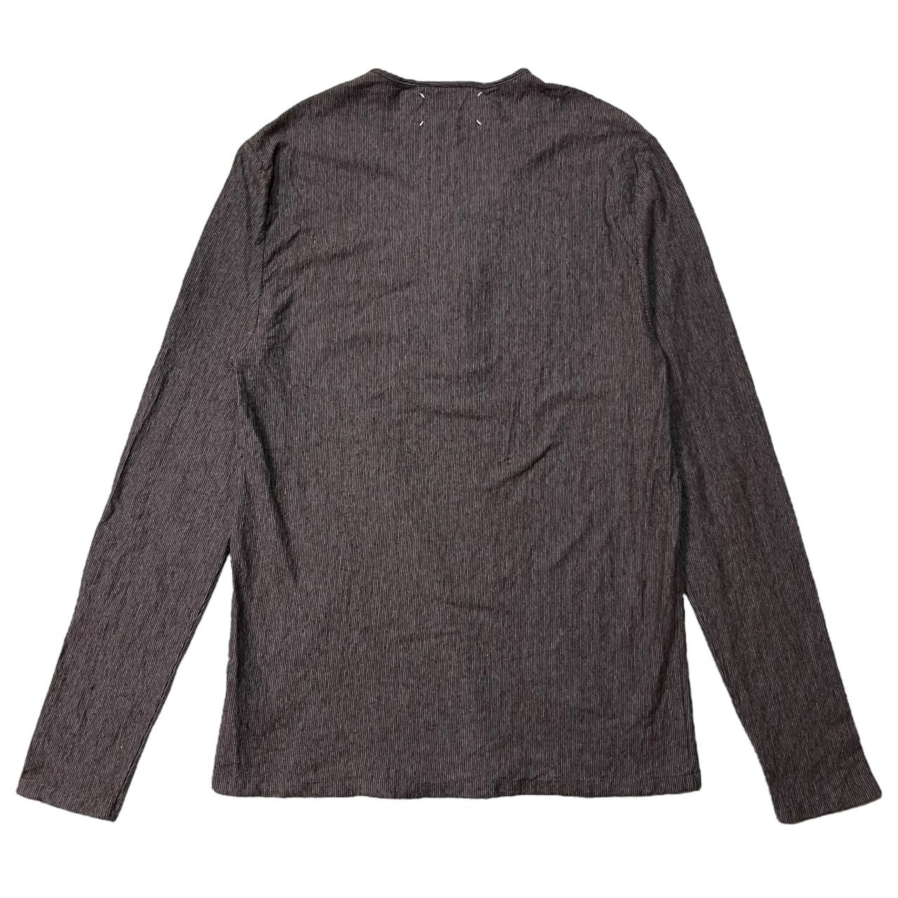 MAISON MARGIELA(メゾンマルジェラ) 13SS henley neck cut and sew ヘンリーネック カットソー  02PR/2013/777 SIZE 48(M) パープル