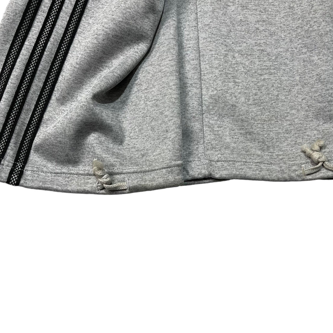 adidas(アディダス) 00's 3line wide trcuk pants 3本ライン ワイド トラックパンツ ジャージ SIZE  記載無し(FREE) グレー×ブラック 万国旗タグ