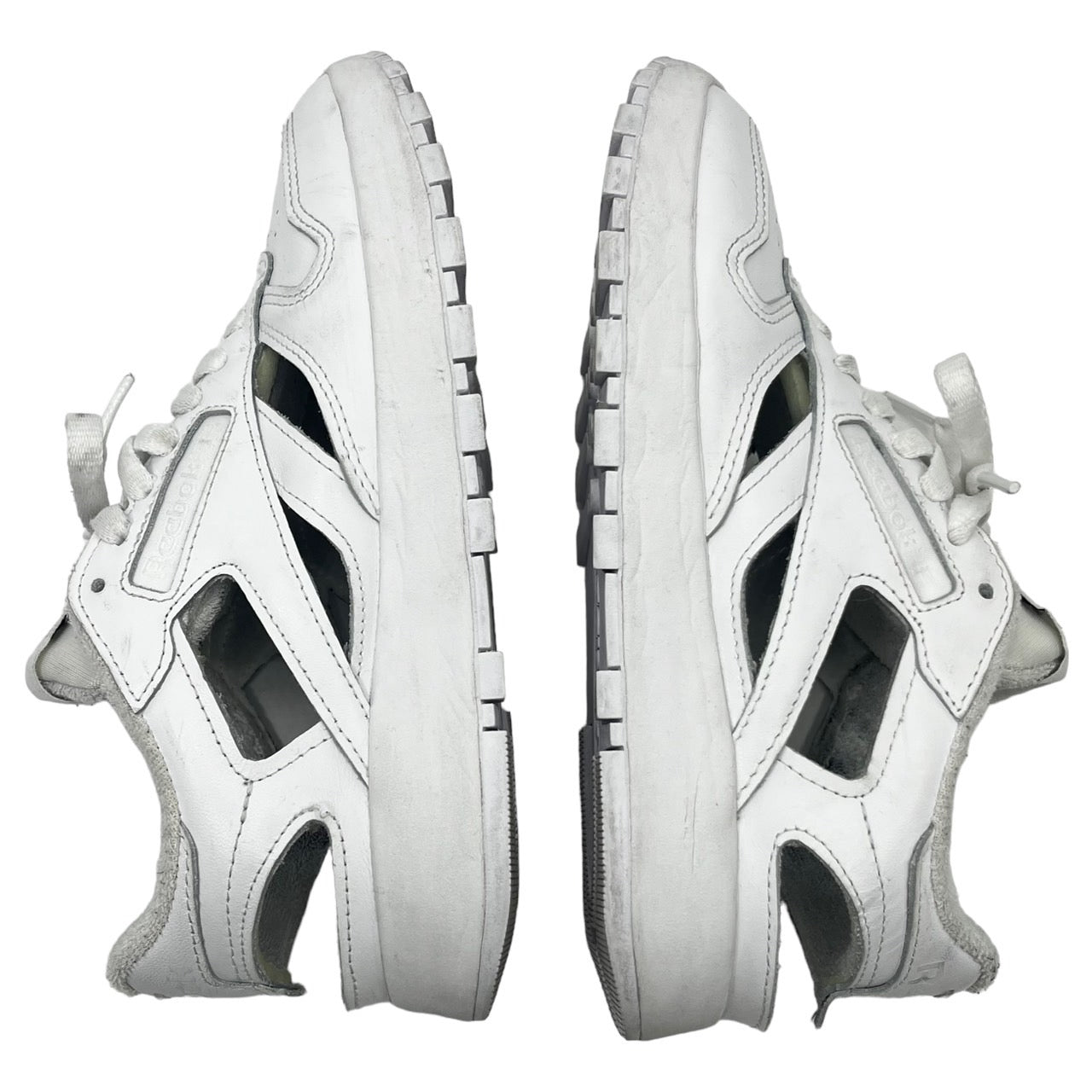 MAISON MARGIELA×Reebok(メゾンマルジェラ×リーボック) Tabi Classic Leather DQ Shoes/足袋スニーカー/ GX5137 /S58WS0204 24cm ホワイト