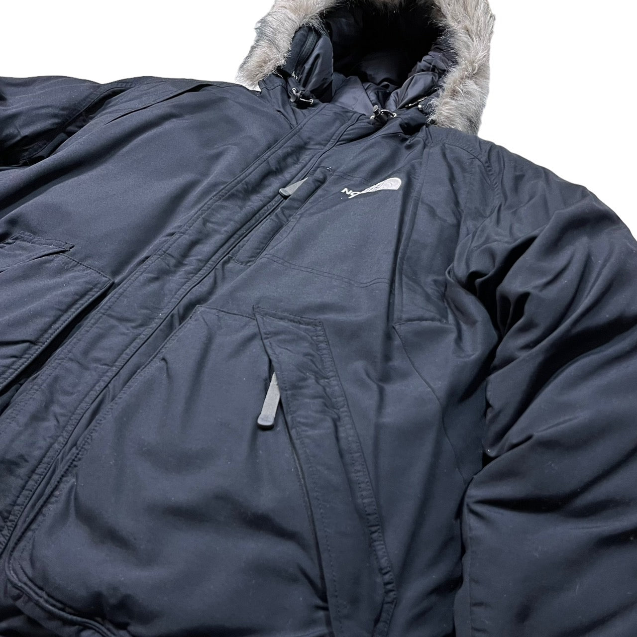 THE NORTH FACE(ザノースフェイス) Mt Erebus Jacket マウンテンエレバスジャケット ダウンジャケット ファー  ND01219 SIZE XL ブラック