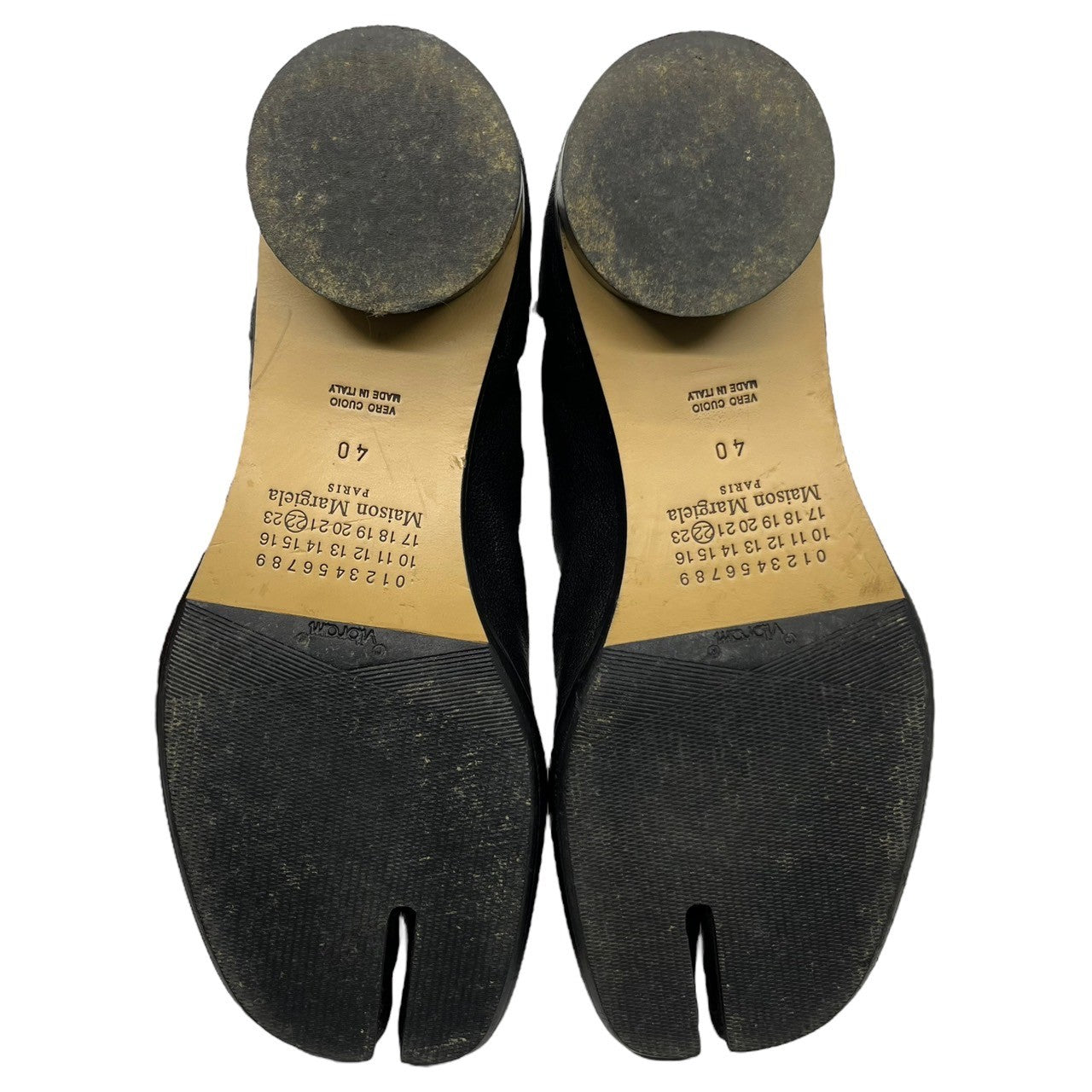 MAISON MARGIELA(メゾンマルジェラ) TABI BOOTS 足袋 ブーツ S57WU0153 SIZE  40(25.5～26.0cm程度) ブラック 箱付 Vibramソール裏張り