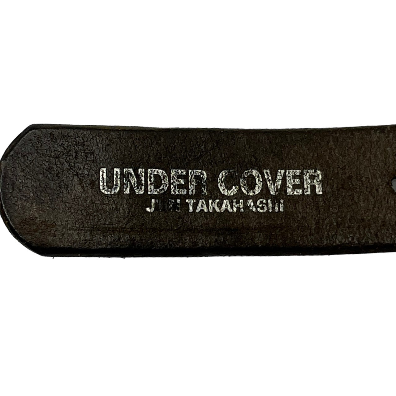 UNDERCOVER(アンダーカバー) 98SS赤ラメバックルレザーベルト/90s/00s 