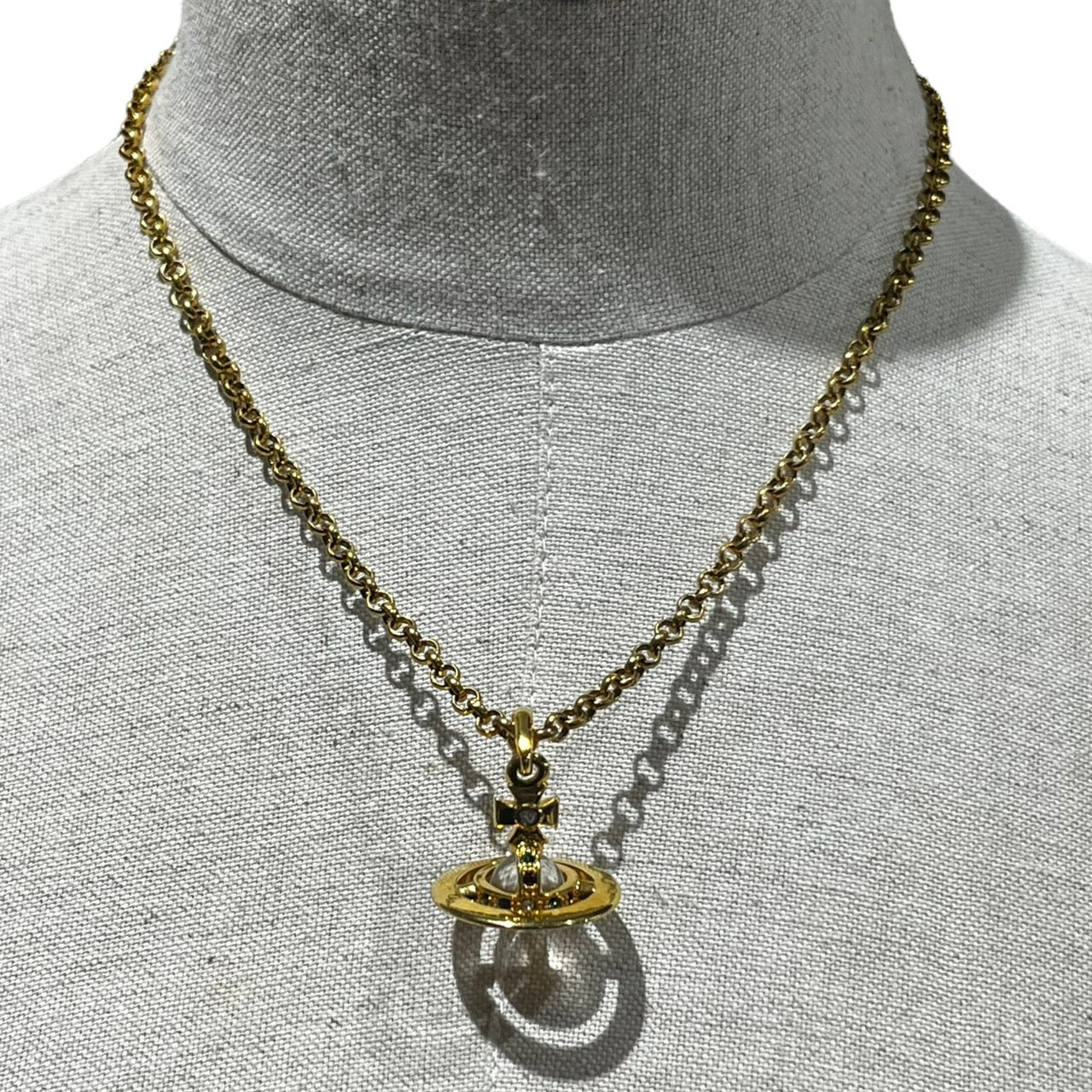 Vivienne Westwood(ヴィヴィアンウエストウッド) 00's  orb necklace オーブ ネックレス ペンダント ゴールド