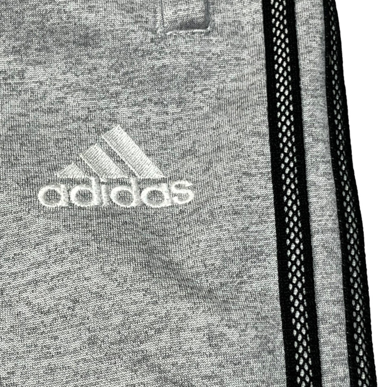 adidas(アディダス) 00's 3line wide trcuk pants 3本ライン ワイド トラックパンツ ジャージ SIZE  記載無し(FREE) グレー×ブラック 万国旗タグ