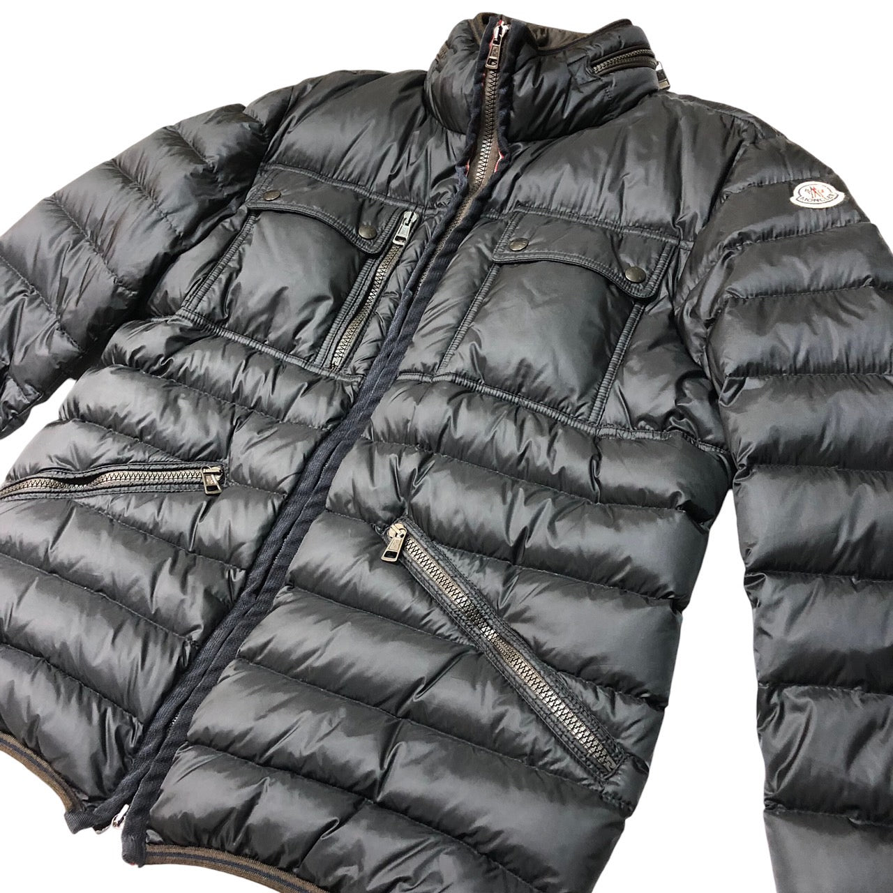 MONCLER(モンクレール) NORBERT GIUBBOTTO/ダウンジャケット 420914131305 3(L程度) ネイビー 国内代理店タグ有