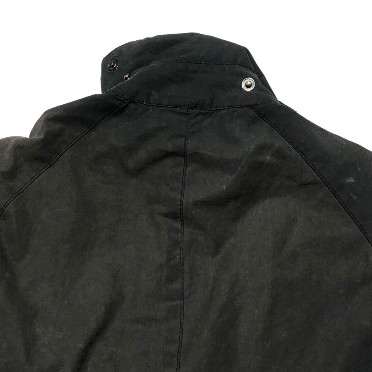 Barbour(バブアー) ASHBY WAX JACKET アシュビー オイルドジャケット MWX0339NY92 SIZE S グレー 裏地  チェック