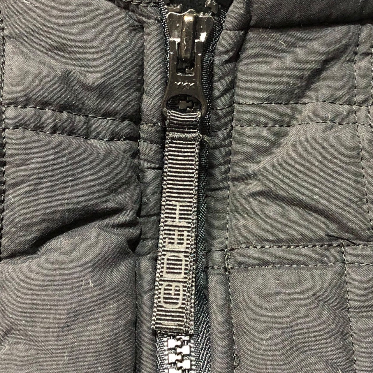 GOODENOUGH(グッドイナフ) 90’s quilted padded jacket キルティング 中綿 ジャケット ダウン SIZE M  ブラック 00’s 90年代 初期タグ GDEH チンストラップ欠品