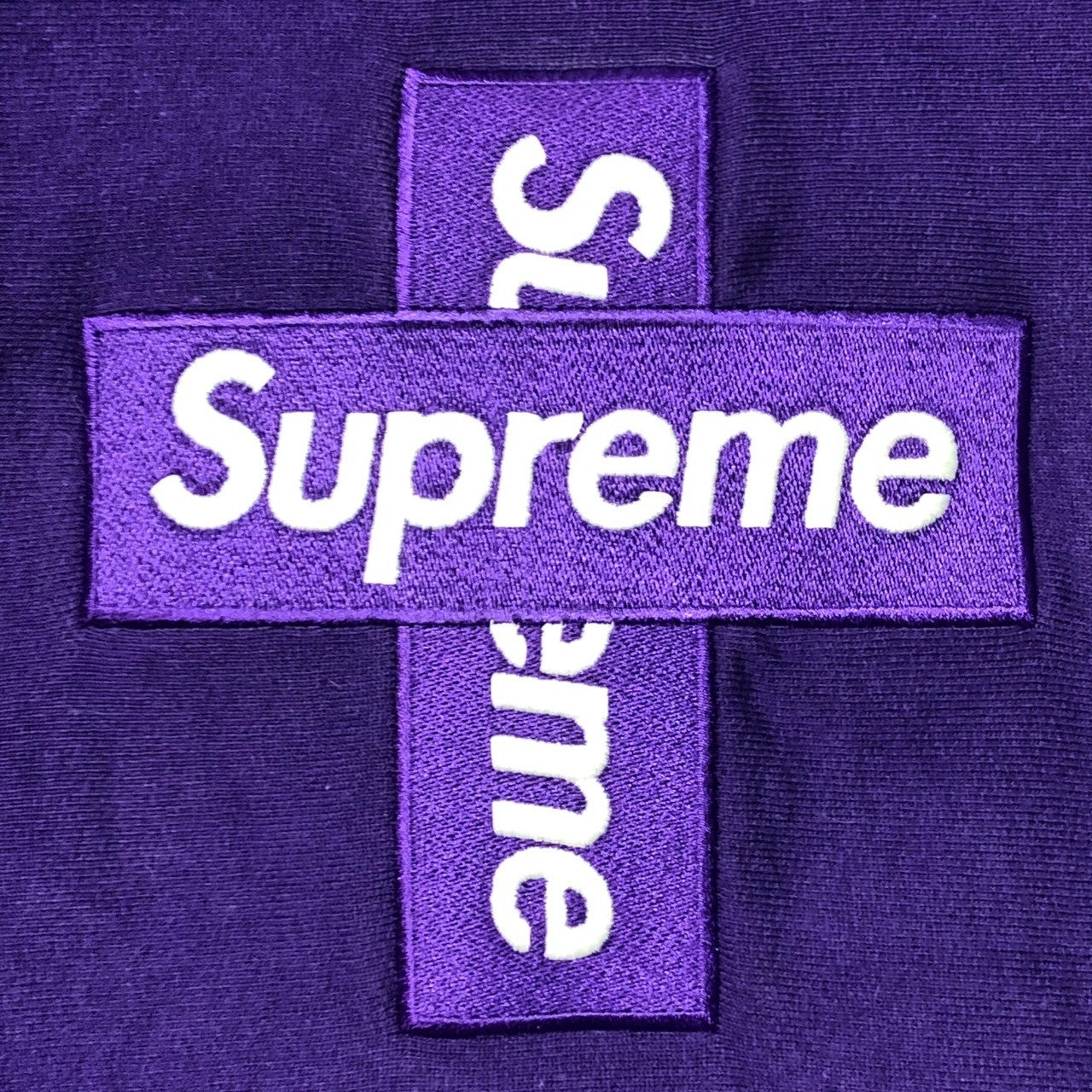 SUPREME(シュプリーム) 20AW Cross Box Logo Hooded Sweatshirt クロス ボックスロゴ フーディー  プルオーバー パーカー M パープル 20FW