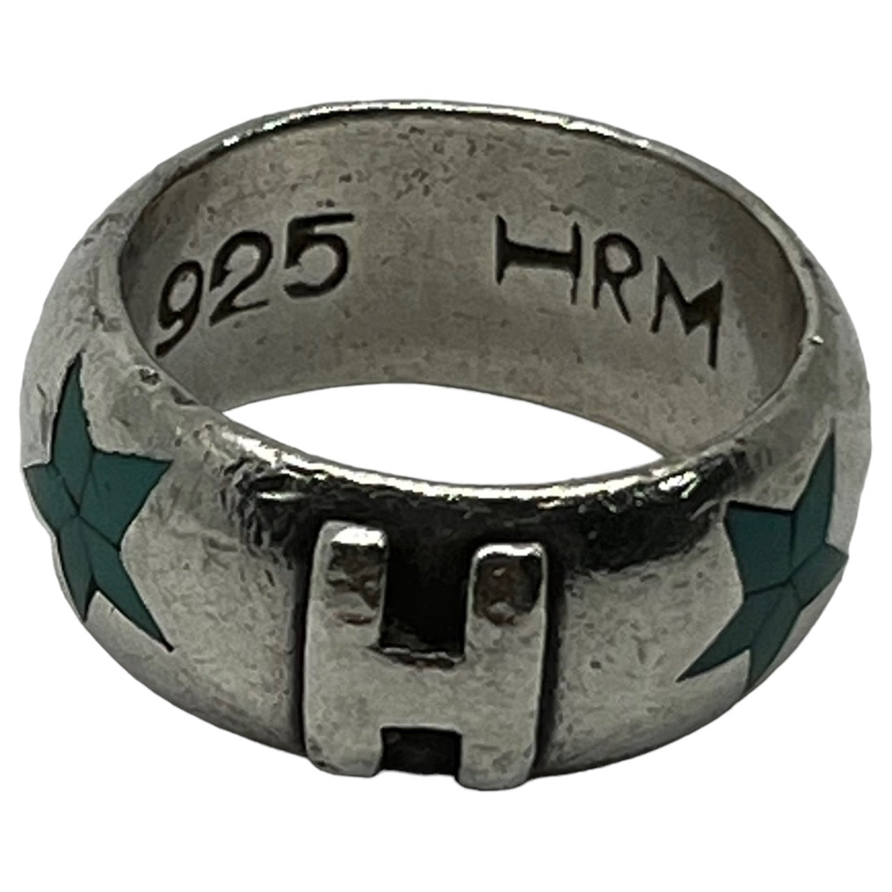 HOLLYWOOD RANCH MARKET(ハリウッドランチマーケット) H logo ring ロゴ リング 18.5号 シルバー silver925