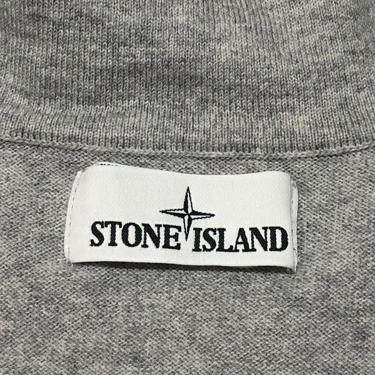 STONE ISLAND(ストーンアイランド) 18SS driver's knit ドライバーズニット ジップアップ ニット カーディガン 17-50612 SIZE M ライトグレー