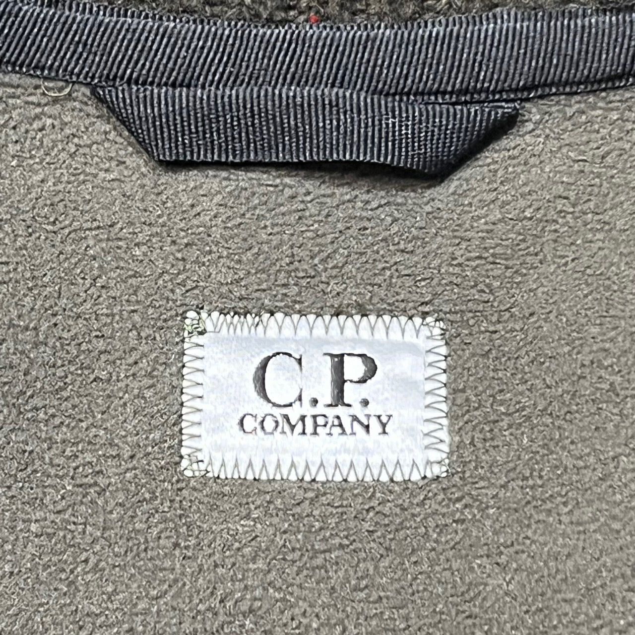 C.P.COMPANY(シーピーカンパニー) 00's Knit switching goggle jacket / ニット 切替 ゴーグル ジャケット パーカー 16WCPUM07003 44(S程度) ブラウン Y2K 止水ジップ テック