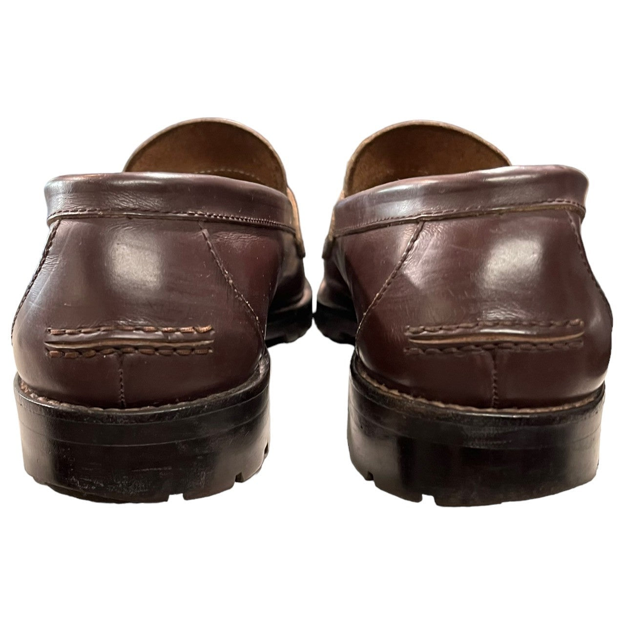 COMME des GARCONS HOMME(コムデギャルソンオム) 00s command sole  loafers/コマンドソールローファー/革靴 SIZE表記消え(推定24.5cm程度) ブラウン 日本製