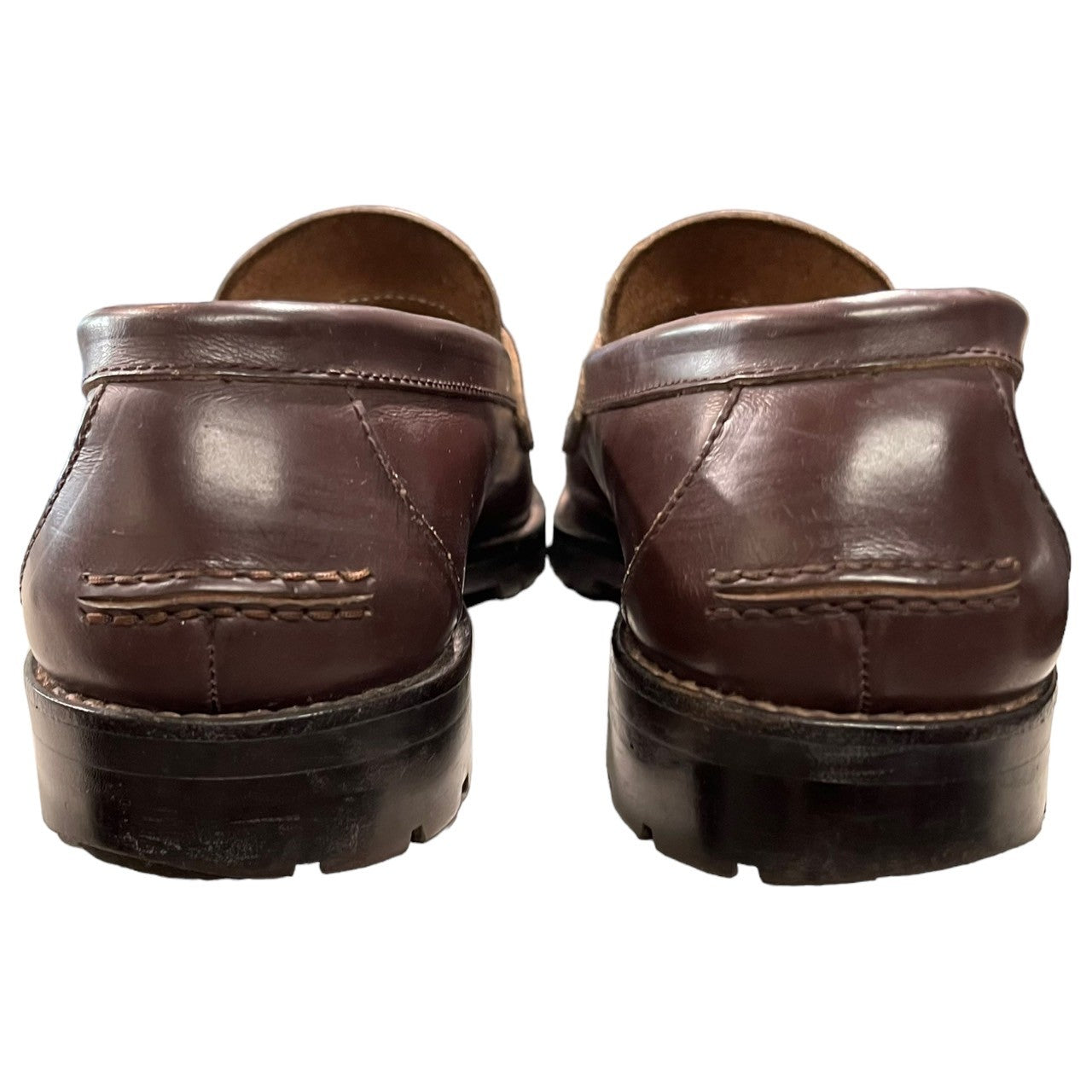 COMME des GARCONS HOMME(コムデギャルソンオム) 00s command sole loafers/コマンドソールローファー/革靴 SIZE表記消え(推定24.5cm程度) ブラウン 日本製