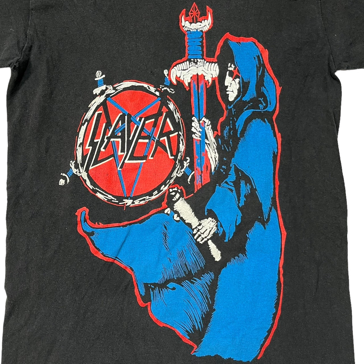 VINTAGE(ヴィンテージ) 90'sSpill the Blood Concert T-Shirt/バンドTシャツ SIZE S  ブラック×ブルー×レッド Spill the Blood/スピル・ザ・ブラッド　推定90年代