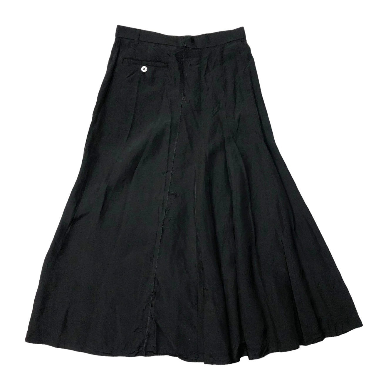 tricot COMME des GARCONS(トリココムデギャルソン) 04SS  cupra long skirt キュプラ ロング スカート TM-S059 SIZE M ブラック AD2003